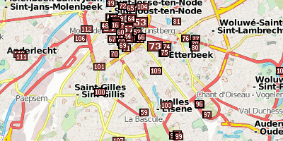 Kunstberg Brüssel Stadtplan