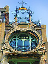 Quartier des Squares Ansicht Reiseführer  Brüssel Art Nouveau house