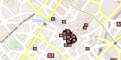Stadtplan Beursplein