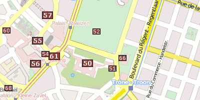 Königlicher Palast Stadtplan