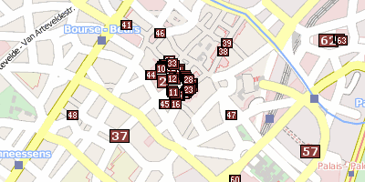 Rue des Chapeliers Stadtplan