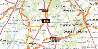 Stadtplan Waterloo