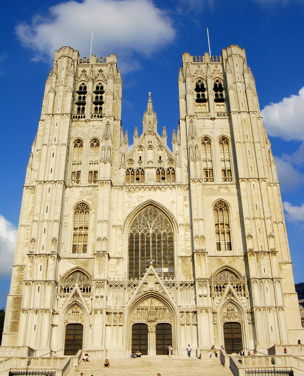 St. Michael und St. Gudula Kathedrale Ansicht Sehenswürdigkeit  